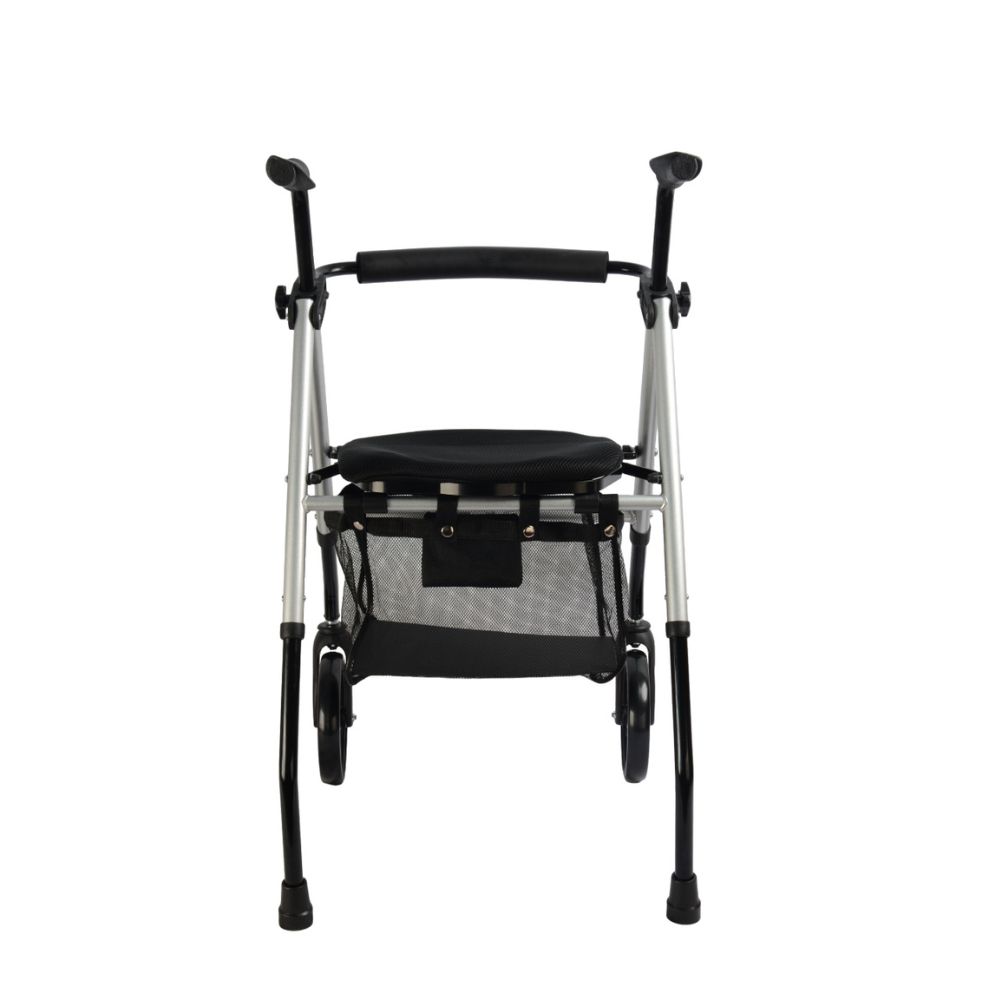 Andador con ruedas delanteras y asiento - Imagen 3